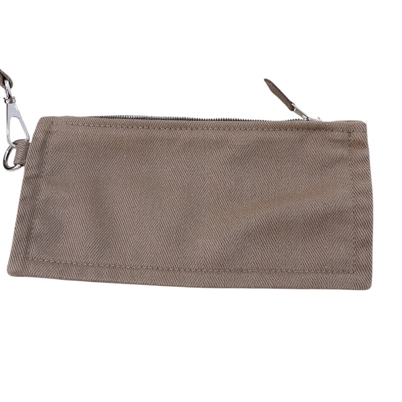 エルメス HERMES ヴァルパライソロングPM □J刻 ベージュ シルバー金具 トワル レディース トートバッグ