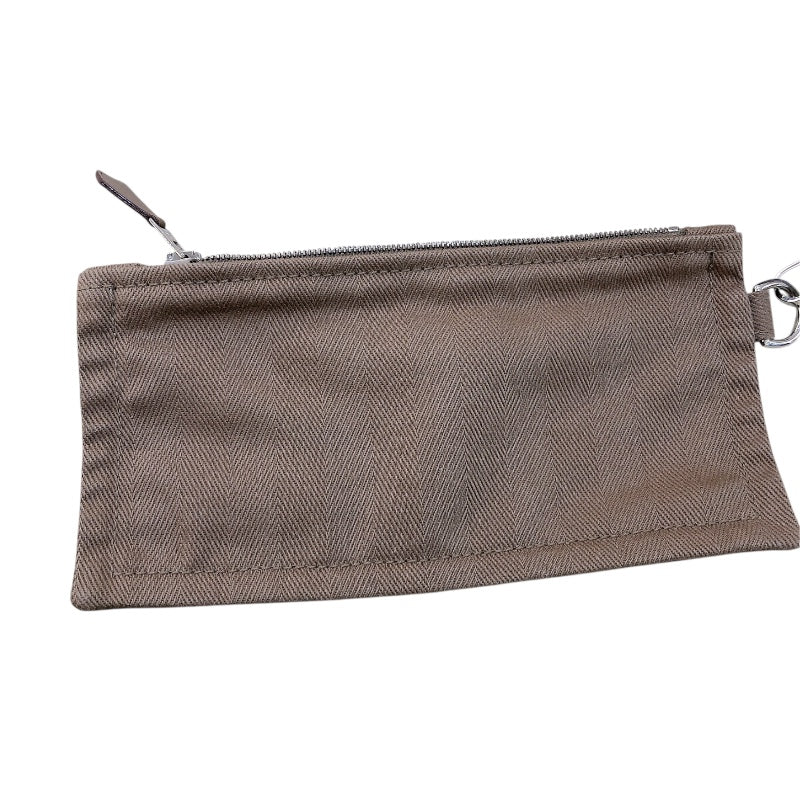 エルメス HERMES ヴァルパライソロングPM □J刻 ベージュ シルバー金具 トワル レディース トートバッグ
