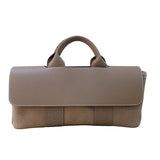 エルメス HERMES ヴァルパライソロングPM □J刻 ベージュ シルバー金具 トワル レディース トートバッグ