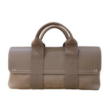 エルメス HERMES ヴァルパライソロングPM □J刻 ベージュ シルバー金具 トワル レディース トートバッグ