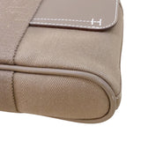 エルメス HERMES ヴァルパライソロングPM □J刻 ベージュ シルバー金具 トワル レディース トートバッグ