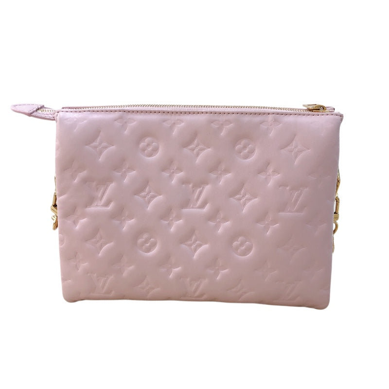 ルイ・ヴィトン LOUIS VUITTON クッサン PM M59276 ピンク ラム レディース ショルダーバッグ