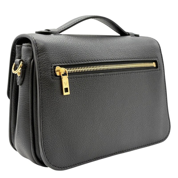 ルイ・ヴィトン LOUIS VUITTON オックスフォード M22735 ノワール カーフレザー レディース ショルダーバッグ