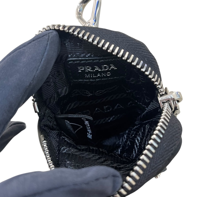 プラダ PRADA リエディション 2WAYバッグ 1BH204 ブラック シルバー金具 ナイロン レディース ショルダーバッグ