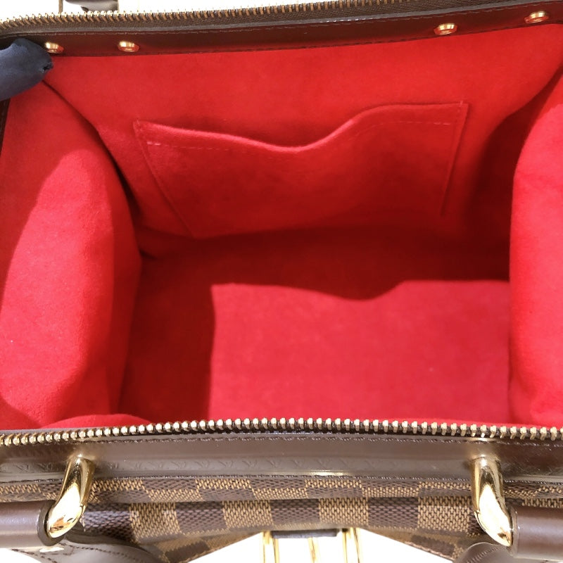 ルイ・ヴィトン LOUIS VUITTON ナイツブリッジ N51201 ブラウン ゴールド金具 ダミエ・エベヌ レディース ハンドバッグ