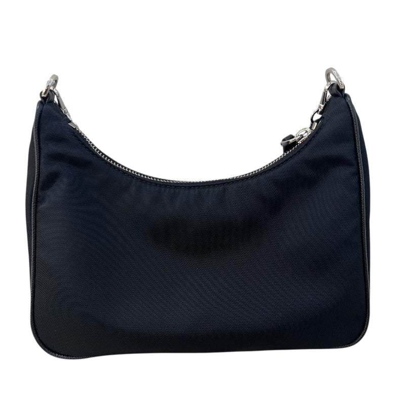 プラダ PRADA リエディション 2WAYバッグ 1BH204 ブラック シルバー金具 ナイロン レディース ショルダーバッグ