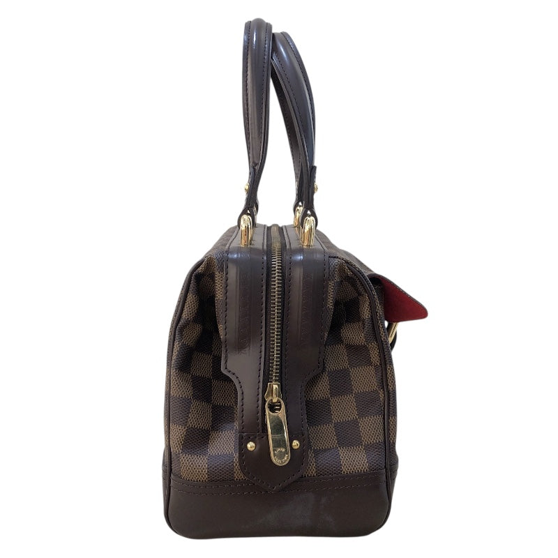 ルイ・ヴィトン LOUIS VUITTON ナイツブリッジ N51201 ブラウン ゴールド金具 ダミエ・エベヌ レディース ハンドバッグ