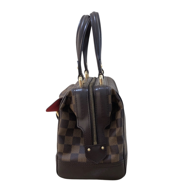 ルイ・ヴィトン LOUIS VUITTON ナイツブリッジ N51201 ブラウン ゴールド金具 ダミエ・エベヌ レディース ハンドバッグ