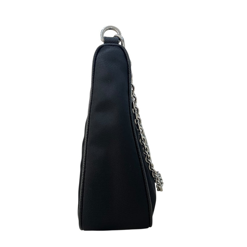プラダ PRADA リエディション 2WAYバッグ 1BH204 ブラック シルバー金具 ナイロン レディース ショルダーバッグ