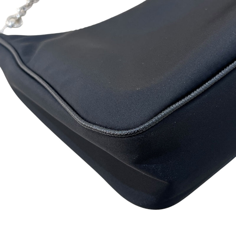 プラダ PRADA リエディション 2WAYバッグ 1BH204 ブラック シルバー金具 ナイロン レディース ショルダーバッグ