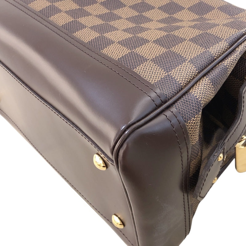 ルイ・ヴィトン LOUIS VUITTON ナイツブリッジ N51201 ブラウン ゴールド金具 ダミエ・エベヌ レディース ハンドバッグ
