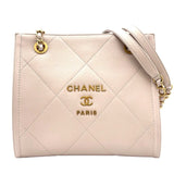 シャネル CHANEL チェーンショルダーバッグ AS2750 ライトピンク ゴールド金具 カーフ レディース ショルダーバッグ