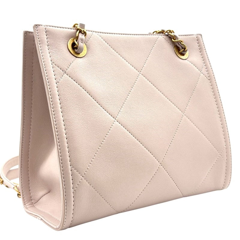 シャネル CHANEL チェーンショルダーバッグ AS2750 ライトピンク ゴールド金具 カーフ レディース ショルダーバッグ