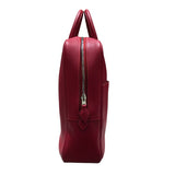 エルメス HERMES プリュムドッグ 38 □F刻 ルージュヴィフ×SV金具 フィヨルド ハンドバッグ