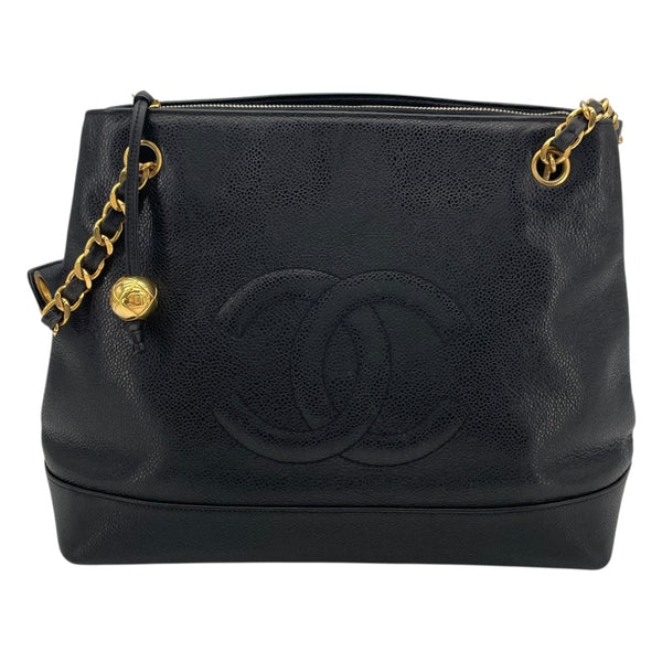 シャネル CHANEL ココマーク チェーンショルダー 2番台 ブラック