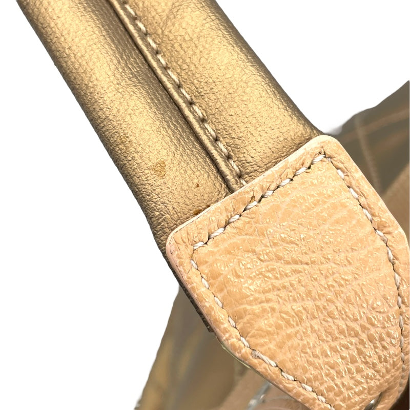 シャネル CHANEL パリピアリッツPM A34208 11番台 ゴールド SV金具 コーティングキャンバス レディース ハンドバッグ