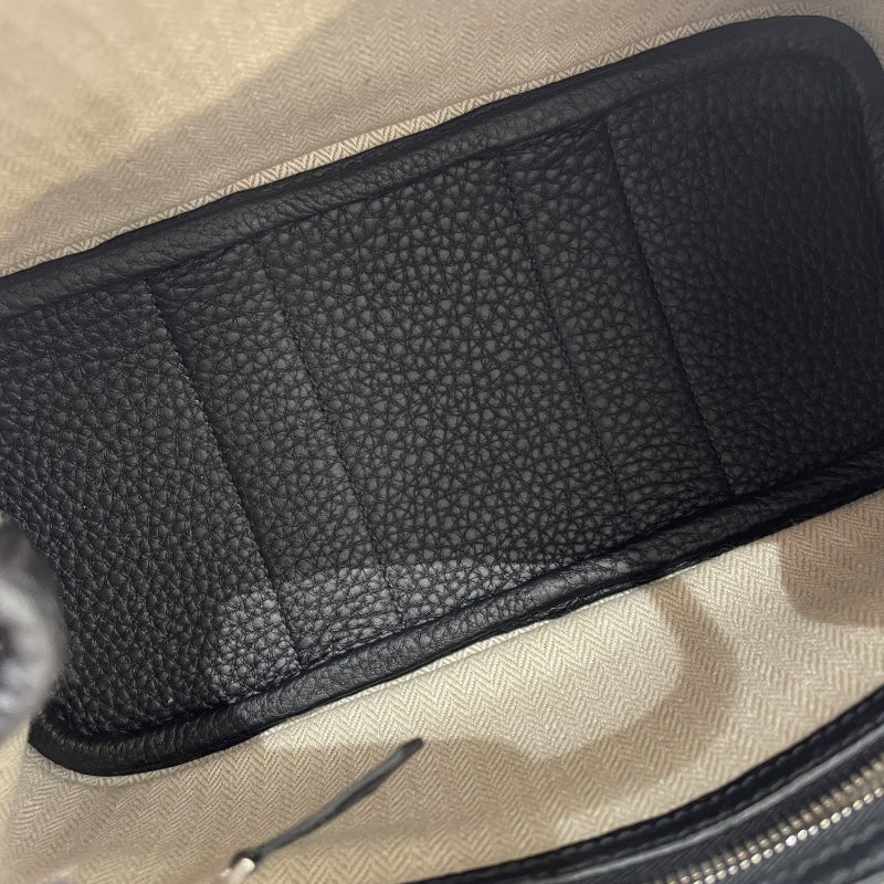 エルメス HERMES ネオガーデン23 W刻 ブラック シルバー金具 ネゴンダ　 レディース ハンドバッグ