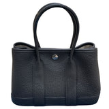 エルメス HERMES ネオガーデン23 W刻 ブラック シルバー金具 ネゴンダ　 レディース ハンドバッグ