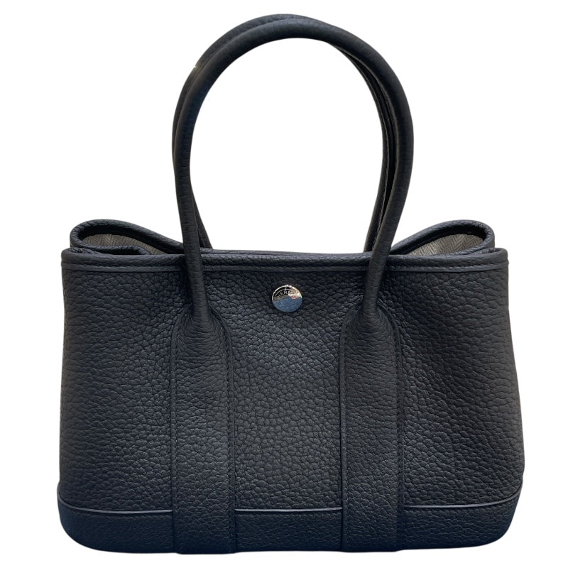 エルメス HERMES ネオガーデン23 W刻 ブラック シルバー金具 ネゴンダ　 レディース ハンドバッグ