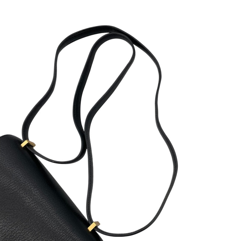 エルメス HERMES コンスタンス3 ミニ B刻 ブラック GD金具 シェーブル レディース ショルダーバッグ