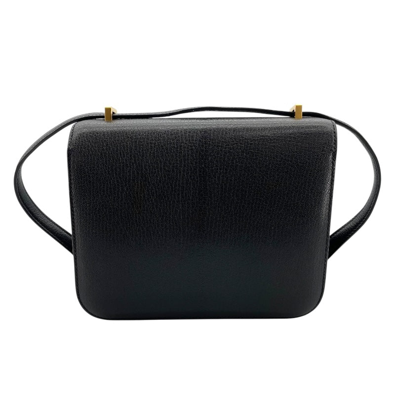 エルメス HERMES コンスタンス3 ミニ B刻 ブラック GD金具 シェーブル レディース ショルダーバッグ