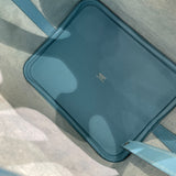エルメス HERMES ピコタンロックMM　トレサージュ D刻 ブルーノール・ルージュ・ゴールド/SV金具 エプソン レディース ハンドバッグ