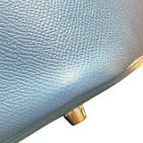 エルメス HERMES ピコタンロックMM　トレサージュ D刻 ブルーノール・ルージュ・ゴールド/SV金具 エプソン レディース ハンドバッグ