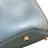 エルメス HERMES ピコタンロックMM　トレサージュ D刻 ブルーノール・ルージュ・ゴールド/SV金具 エプソン レディース ハンドバッグ