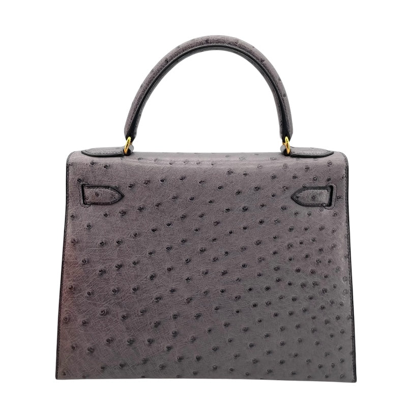 エルメス HERMES ケリー28 外縫い □C刻 グリアガット