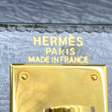 エルメス HERMES ケリー28 外縫い □C刻 グリアガット オーストリッチ レディース ハンドバッグ