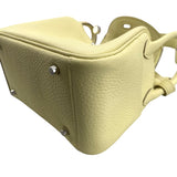 エルメス HERMES リンディミニ ヴェルソ W刻 ジョーヌミルトン/クレ SV金具 トリヨン レディース ショルダーバッグ