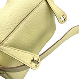 エルメス HERMES リンディミニ ヴェルソ W刻 ジョーヌミルトン/クレ SV金具 トリヨン レディース ショルダーバッグ