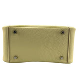 エルメス HERMES リンディミニ ヴェルソ W刻 ジョーヌミルトン/クレ SV金具 トリヨン レディース ショルダーバッグ