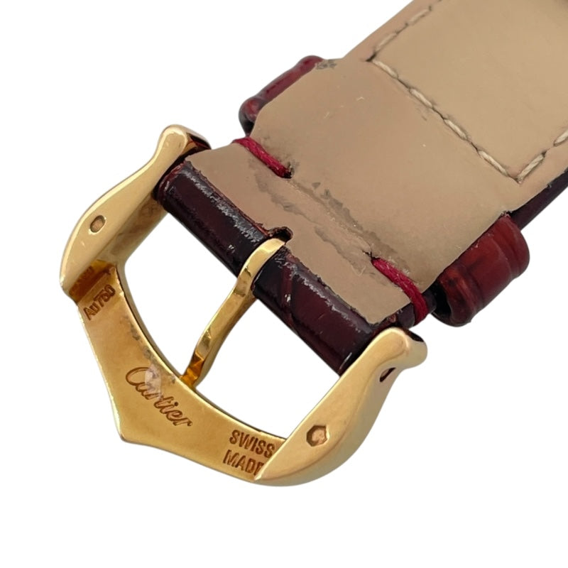カルティエ Cartier タンクアングレーズ SM WJTA0007 ピンクゴールド K18PG レディース 腕時計