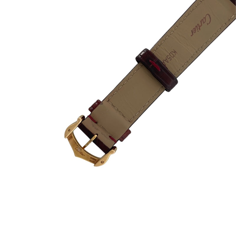 カルティエ Cartier タンクアングレーズ SM WJTA0007 ピンクゴールド K18PG レディース 腕時計