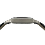 カルティエ Cartier サントス デュモン LM WSSA0046 ブラック SS/革ベルト メンズ 腕時計