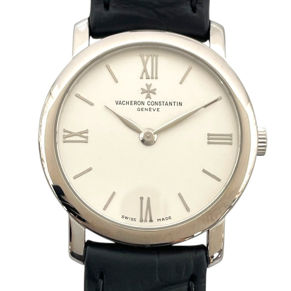 ヴァシュロン・コンスタンタン VACHERON CONSTANTIN パトリモニー 25162/000G シルバー K18WG クオーツ レディース 腕時計