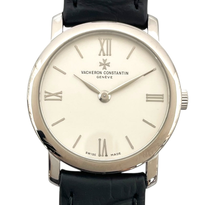 ヴァシュロン・コンスタンタン VACHERON CONSTANTIN パトリモニー 25162/000G シルバー K18WG クオーツ レディース 腕時計