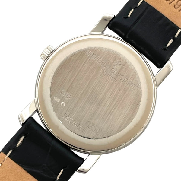 ヴァシュロン・コンスタンタン VACHERON CONSTANTIN パトリモニー 25162/000G シルバー K18WG クオーツ レディース 腕時計