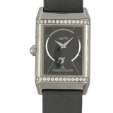 ジャガー・ルクルト JAEGER-LE COULTRE レベルソ デュエット デュオ Q2698420(269.8.54) ホワイト SS/革ベルト 手巻き レディース 腕時計