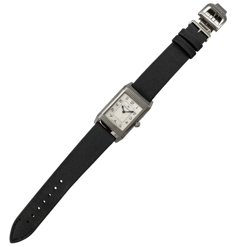 ジャガー・ルクルト JAEGER-LE COULTRE レベルソ デュエット デュオ Q2698420(269.8.54) ホワイト SS/革ベルト 手巻き レディース 腕時計