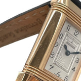 ジャガー・ルクルト JAEGER-LE COULTRE レベルソ デュエット Q2662420(266.2.44) ホワイト K18PG×革ベルト（社外） 手巻き レディース 腕時計