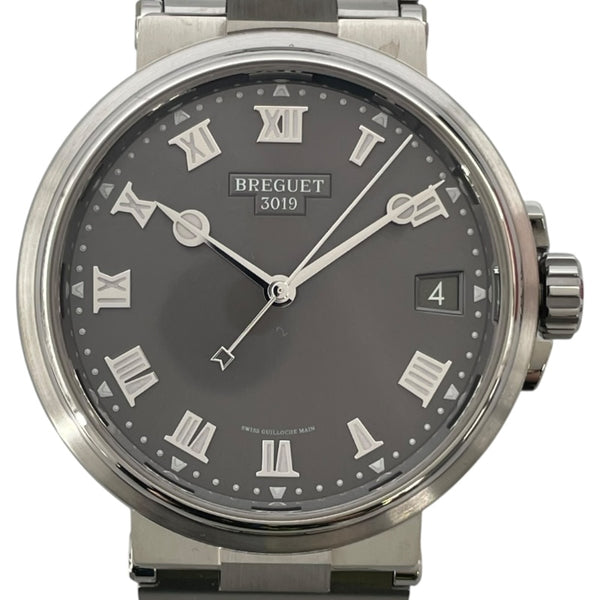 ブレゲ Breguet マリーン5517 3517TI/G2/TZ0 グレー チタン 自動巻き メンズ 腕時計