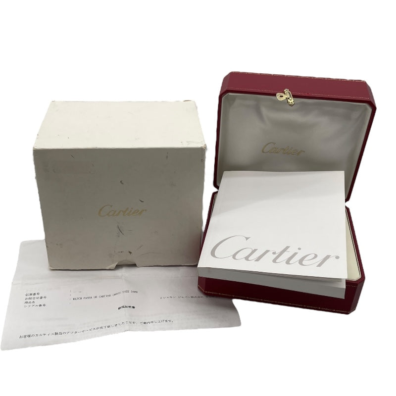 カルティエ Cartier パシャドゥカルティエ38ｍｍ クロノグラフ W31030H3 ホワイト SS 自動巻き メンズ 腕時計