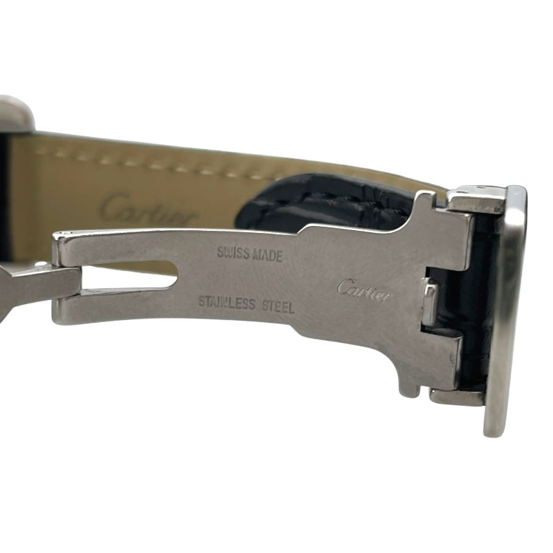 カルティエ Cartier タンクアメリカンMM WSTA0017 シルバー SS 自動巻き メンズ 腕時計