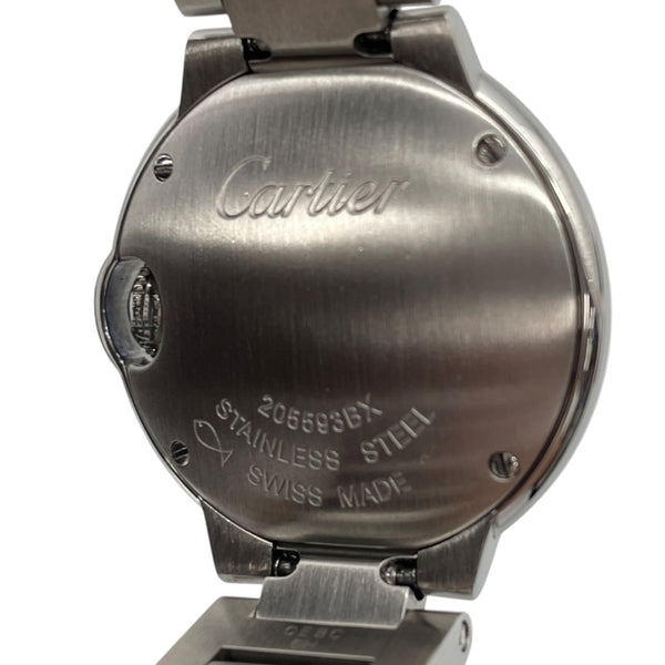 カルティエ Cartier バロンブルー ドゥ カルティエ 28ｍｍ W4BB0015 ホワイト SS クオーツ レディース 腕時計