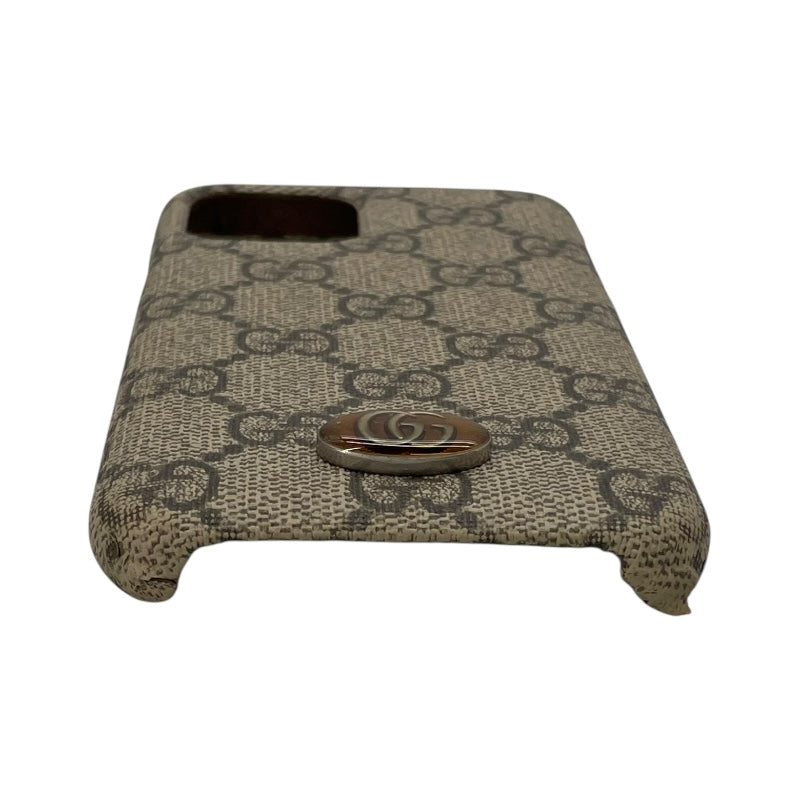 グッチ GUCCI iPhone 11Proケース  623093 グレー GGスプリーム ユニセックス その他小物