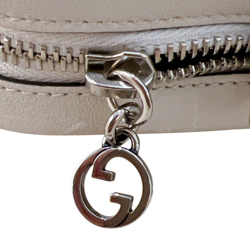グッチ GUCCI ブロンディミニ チェーンショルダーバッグ 760315 アイボリー/SV金具 レザー レディース ショルダーバッグ