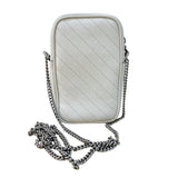 グッチ GUCCI ブロンディミニ チェーンショルダーバッグ 760315 アイボリー/SV金具 レザー レディース ショルダーバッグ