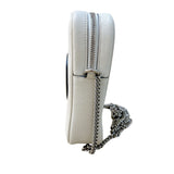 グッチ GUCCI ブロンディミニ チェーンショルダーバッグ 760315 アイボリー/SV金具 レザー レディース ショルダーバッグ